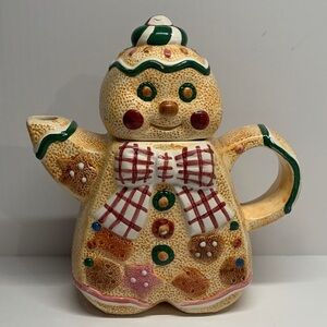 Gingerbread Man Teapot - Jay Imports 1996 - Vintage